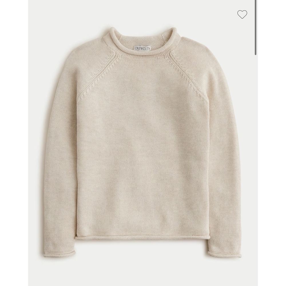 J CREW XL (14-16) KIDS Kids' 1988 heritage cotton Rollneck™ sweater CP098